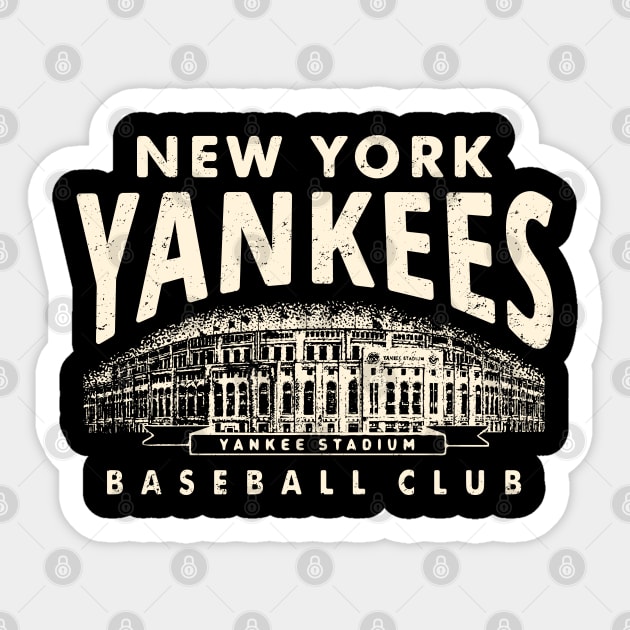 Yankees Stadium 2 by Buck Tee Sticker by Buck Tee